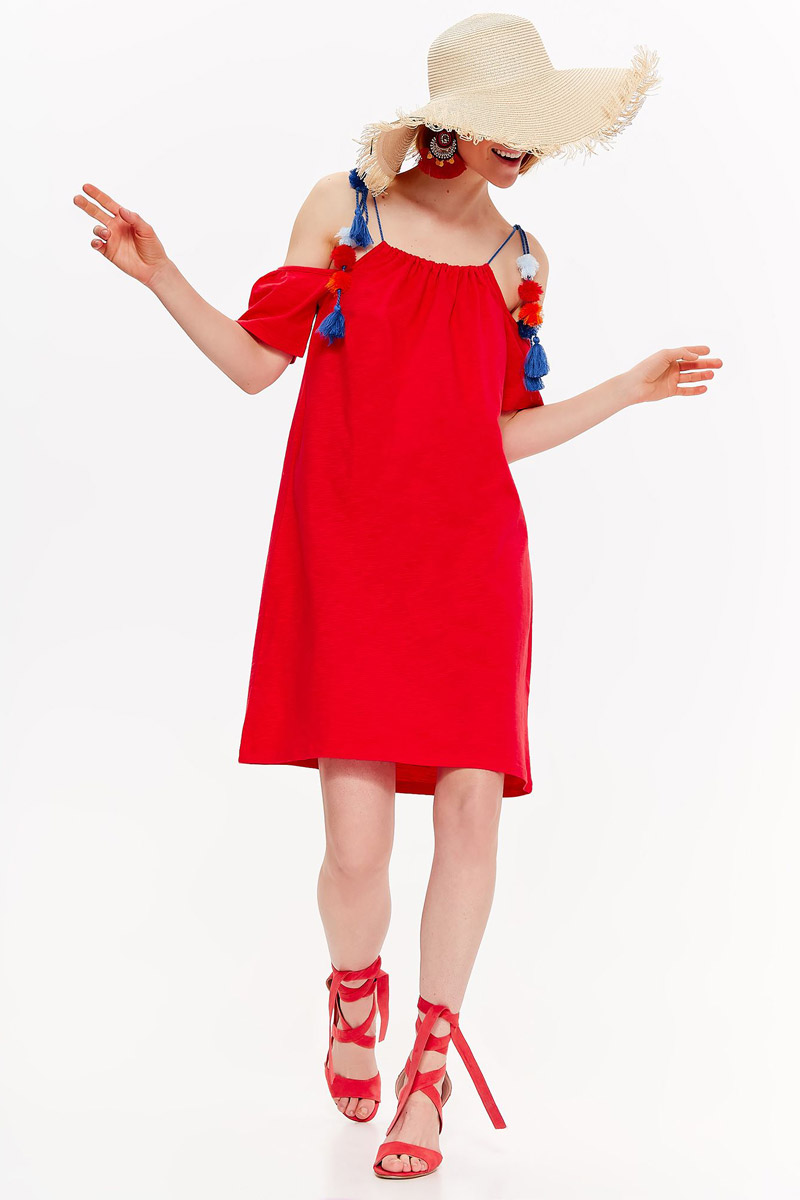 Платье Top Secret, цвет: красный. SSU2067CE. Размер 38 (46)