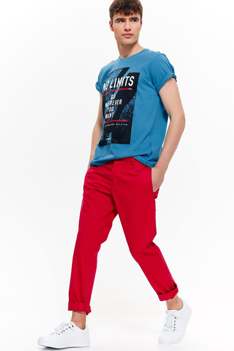 Рубашка мужская Top Secret, цвет: синий. SKS0996NI. Размер L (48)
