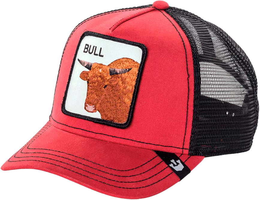 Бейсболка Goorin Brothers Bull, цвет: красный. 90-364-18_red. Размер универсальный