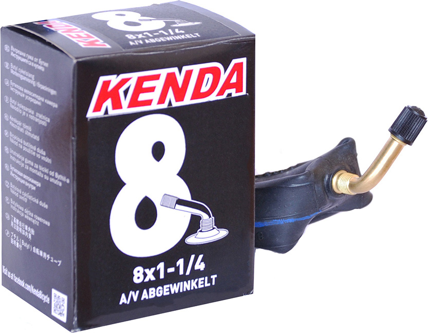 Велокамера Kenda 8'x1-1/4, a/v с загнутым ниппелем