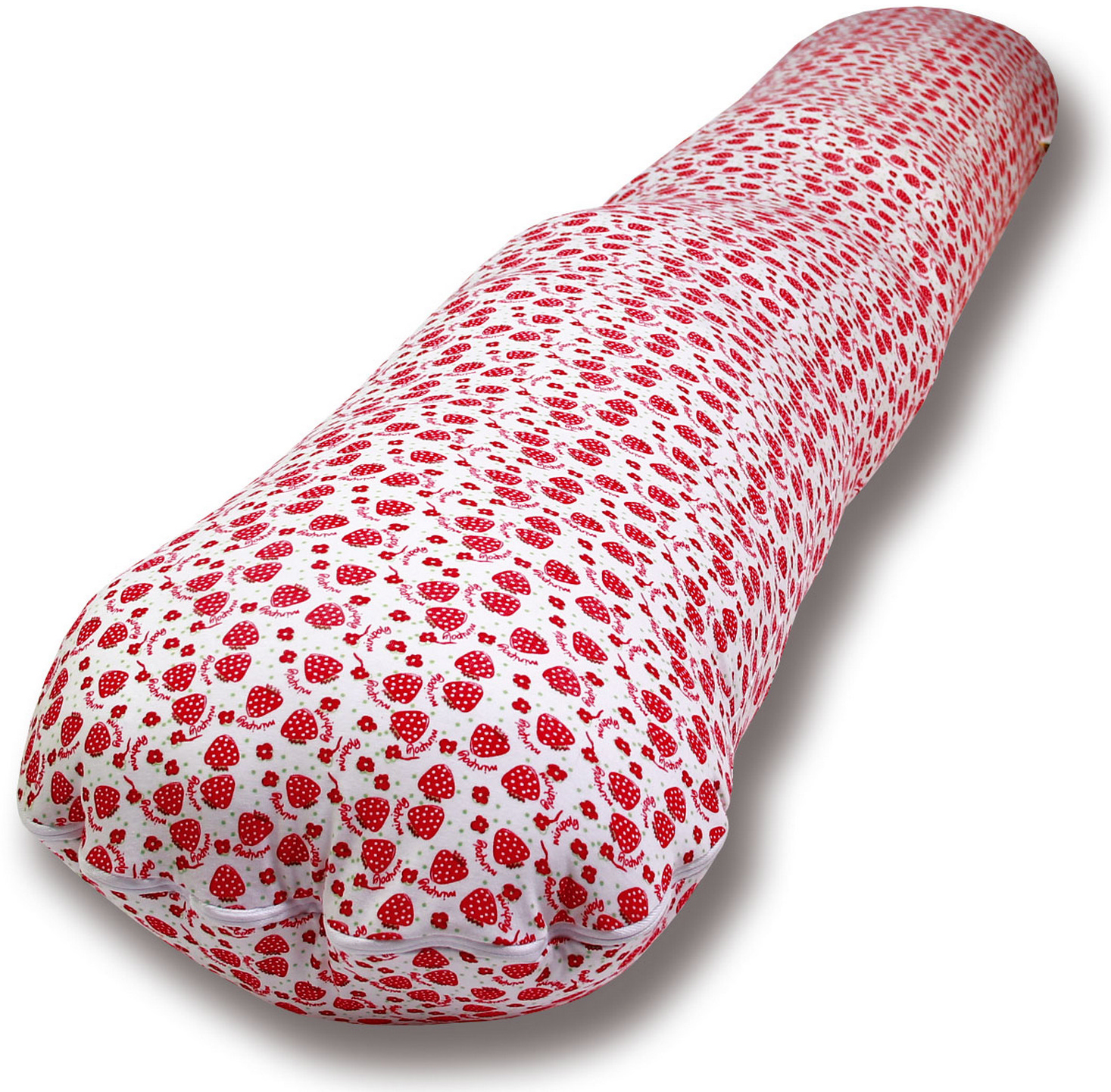 Штучки, к которым тянутся ручки Подушка для кормящих и беременных Клубника I-образная цвет красный
