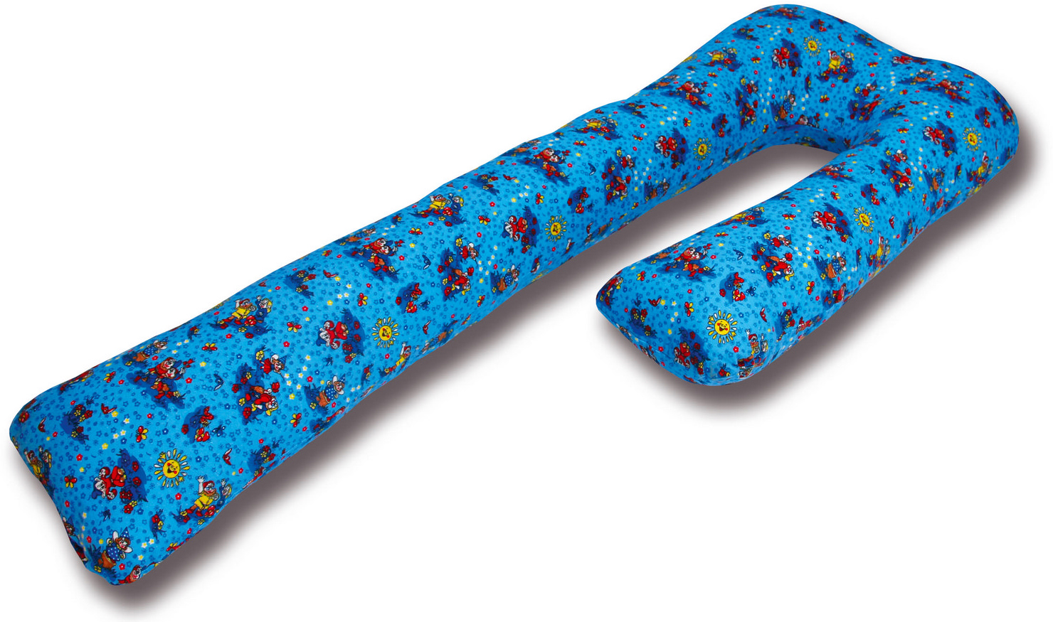 Штучки, к которым тянутся ручки Подушка для кормящих и беременных Г-образная цвет синий
