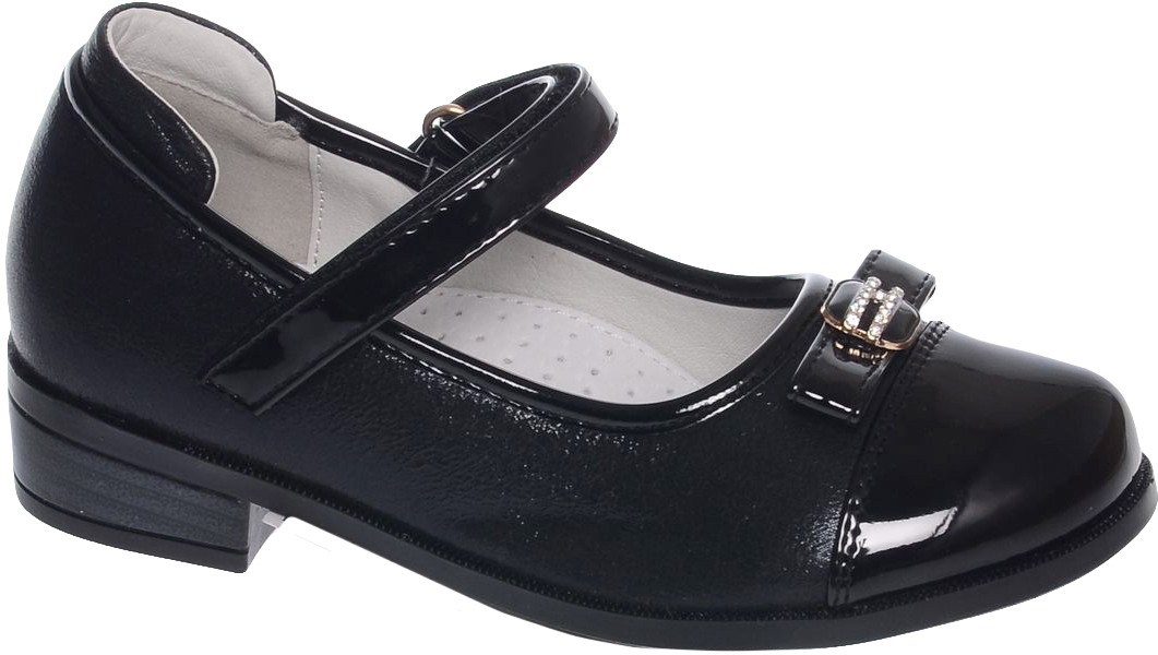 Туфли для девочки Tom&Miki, цвет: черный. B-1420-B. Размер 31