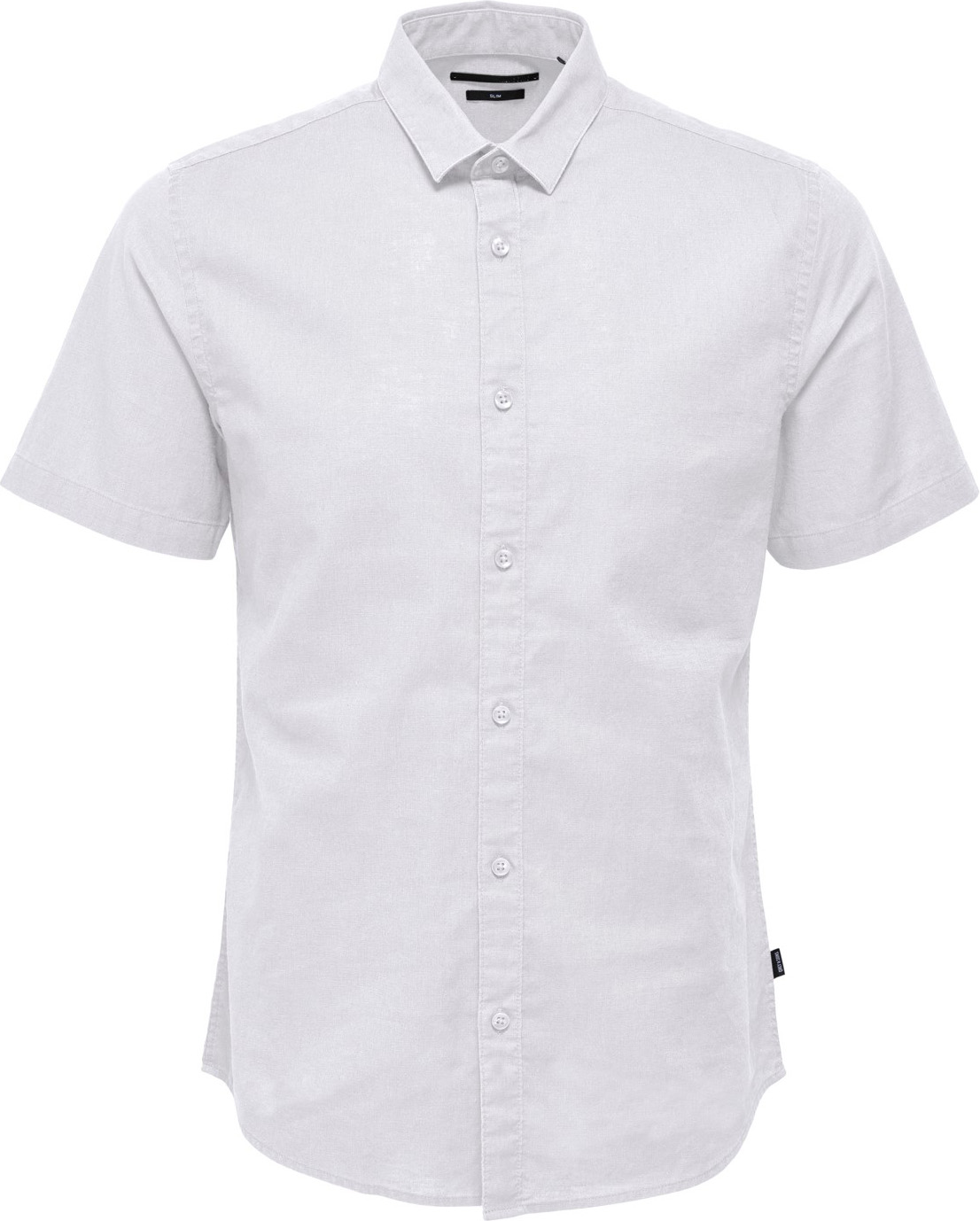 Рубашка мужская Only & Sons, цвет: белый. 22005846_White. Размер XL (52)