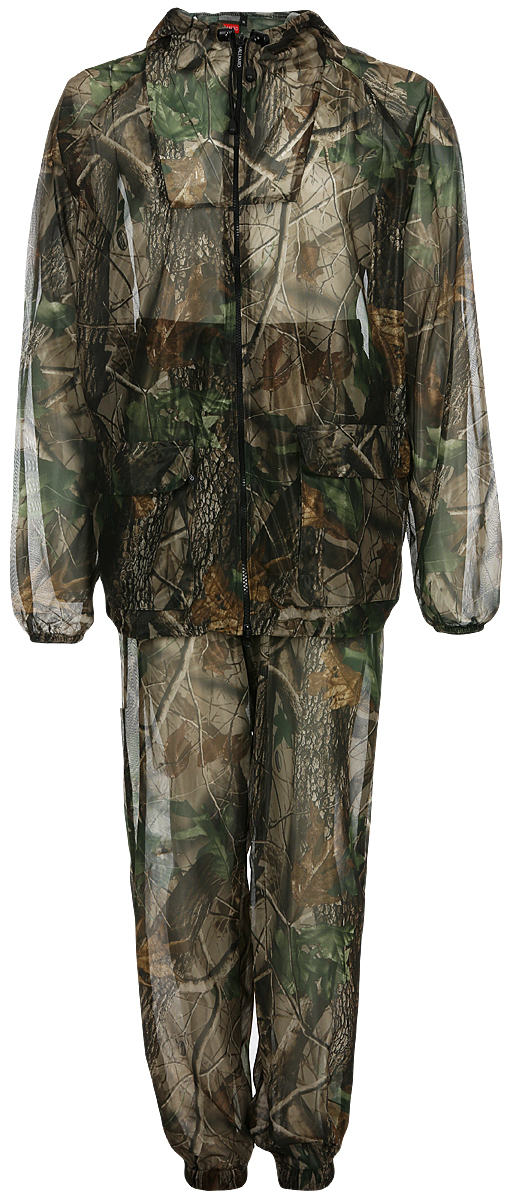 Костюм охотничий мужской Hallyard Big Fork, антимоскитный, маскировочный, цвет: камуфляжный. 101800. Размер XL (52)