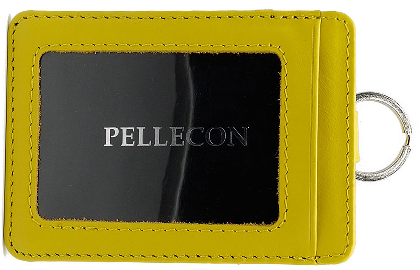 Обложка для удостоверения мужская Pellecon, цвет: желтый. 102-717-12