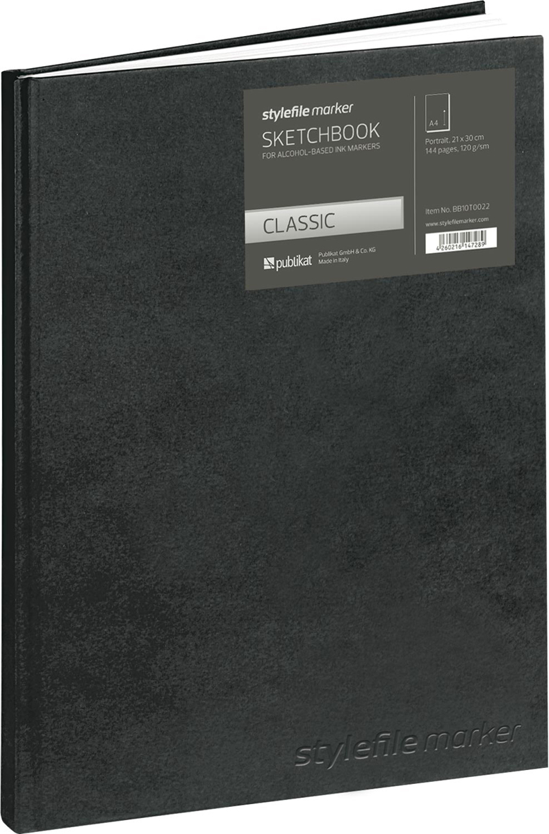 Stylefile Скетчбук для маркера Classic 144 листов формат A4 BB10T0032