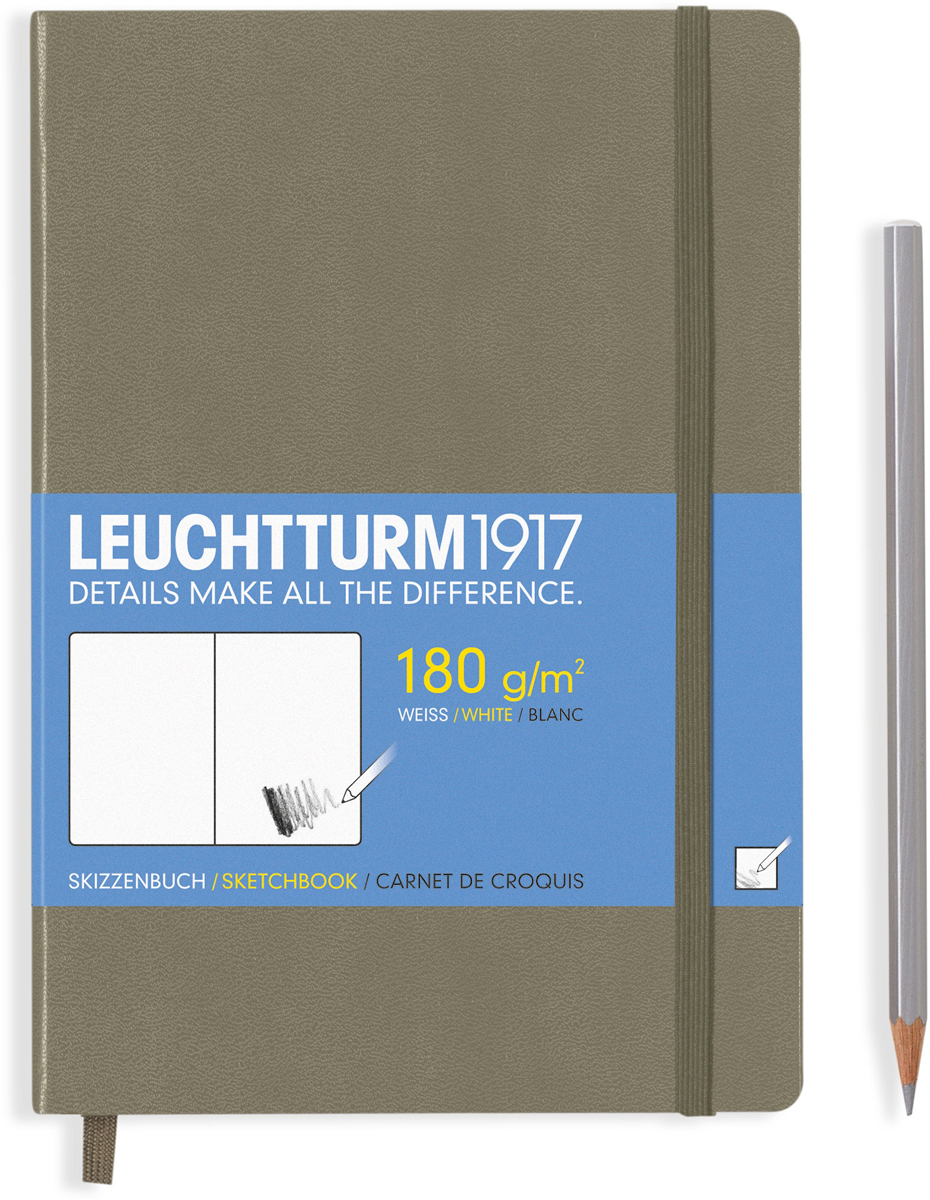 Leuchtturm1917 Записная книжка для рисунков цвет серый 48 листов
