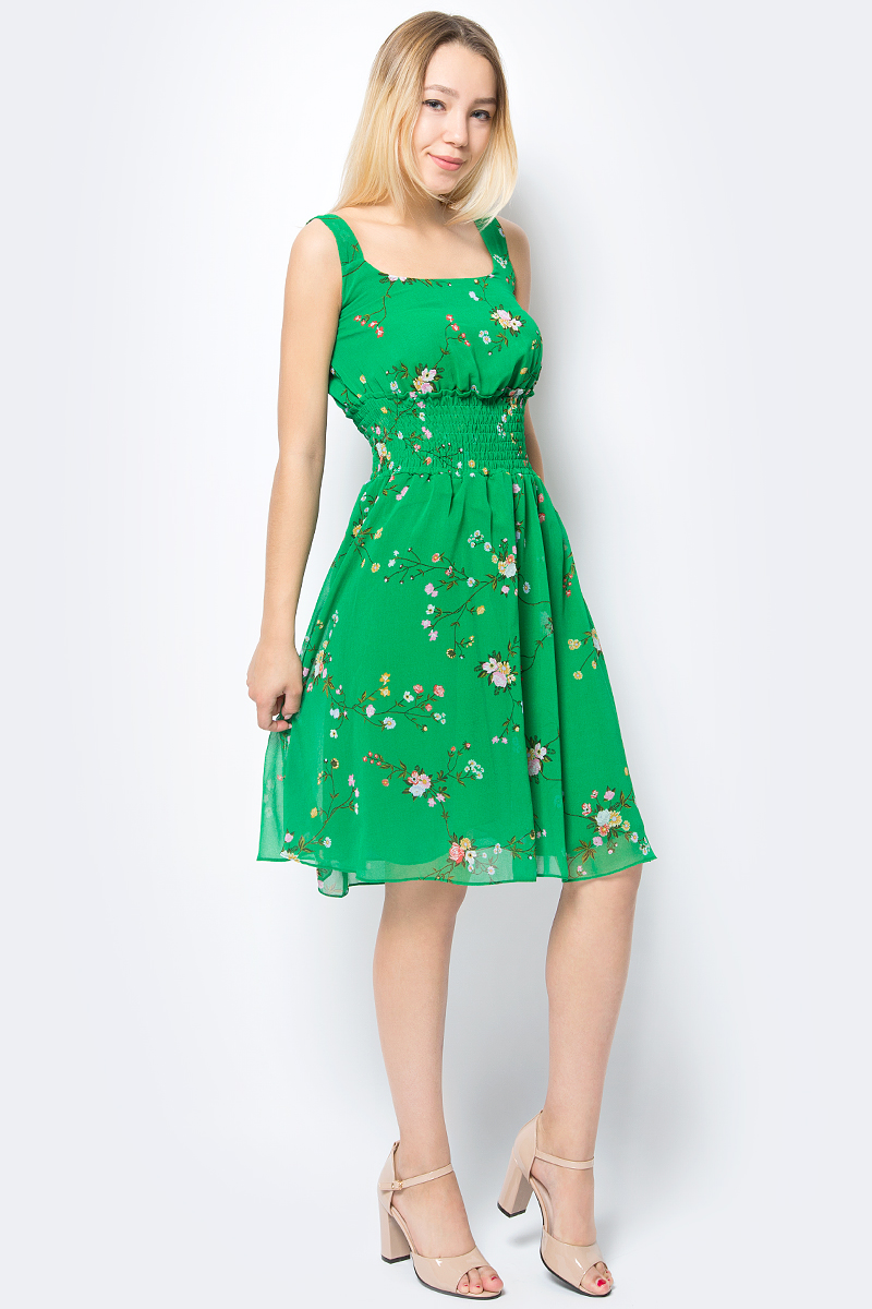 Платье adL, цвет: зеленый. 12434595000_209. Размер XS (40/42)