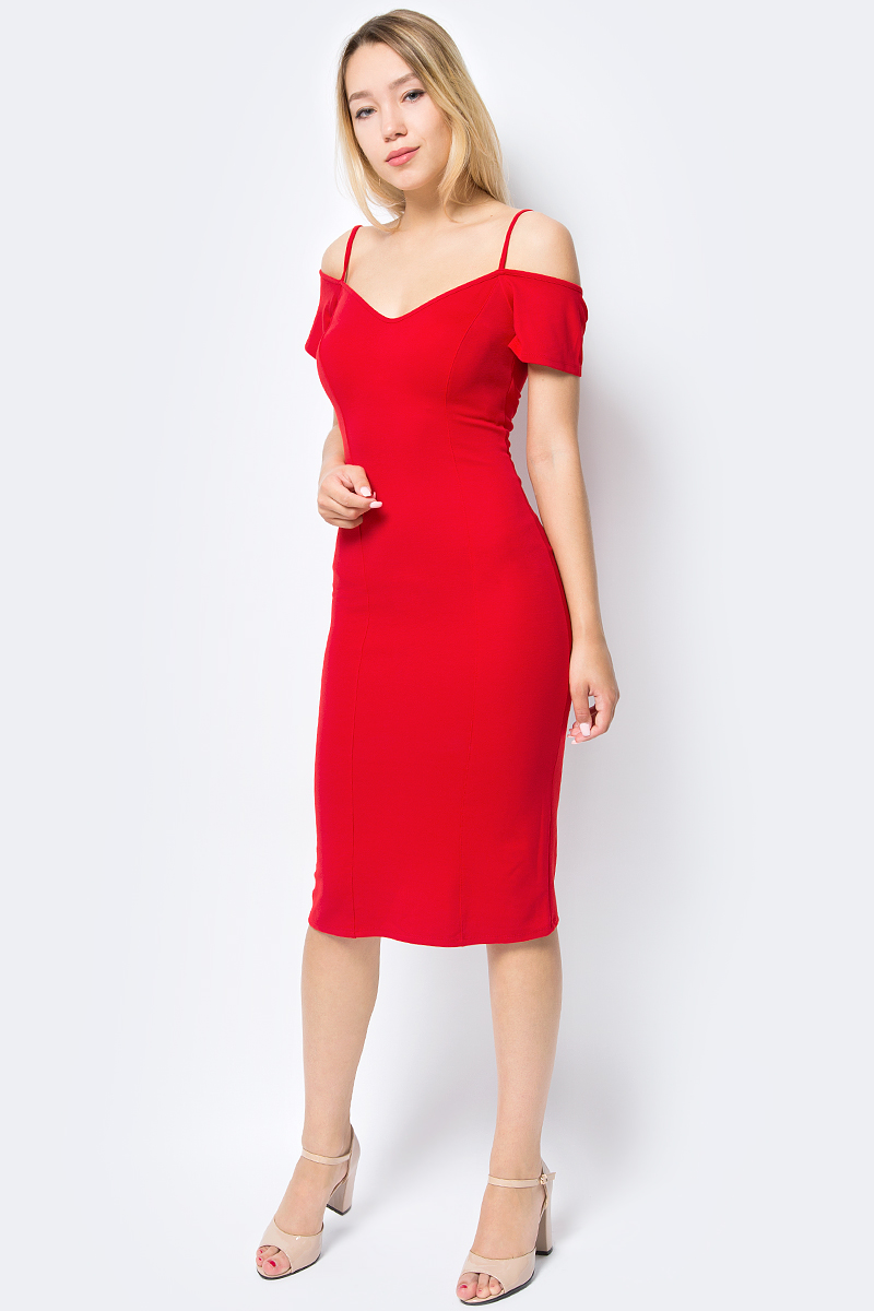 Платье adL, цвет: красный. 12434353000_006. Размер XS (40/42)