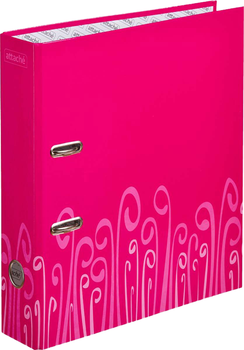 Attache Папка-регистратор с арочным механизмом Fantasy обложка 75 мм цвет розовый