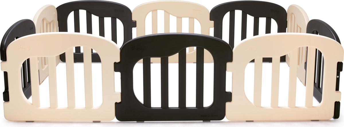 Ifam Манеж Natural цвет черный бежевый IF-105-02-BB8