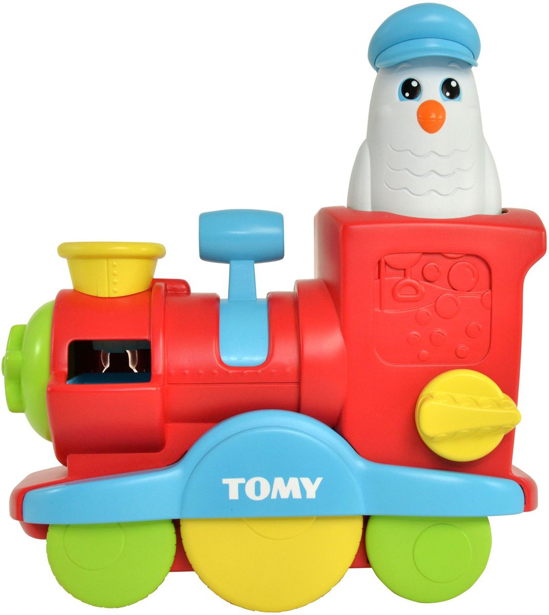 Tomy Игрушка для ванной Веселый паровозик с мыльными пузырями