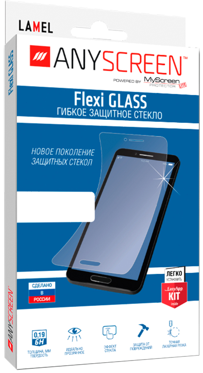 AnyScreen Flexi Glass защитное стекло для Meizu M5 Note, Transparent