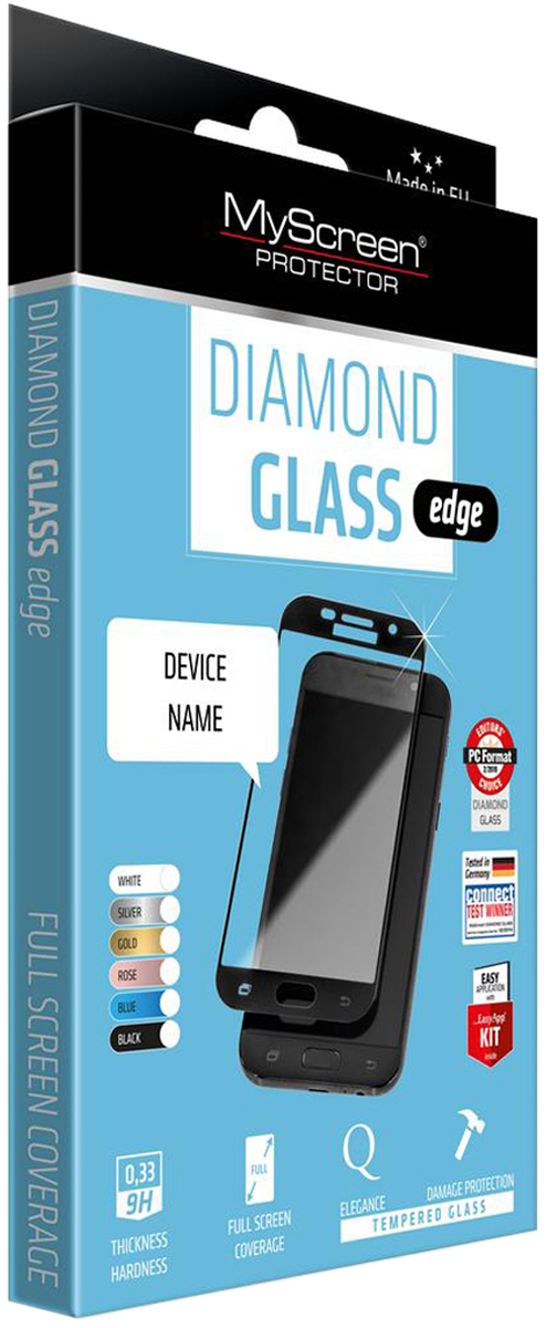 MyScreen Glass Edge защитное стекло 2,5D для Apple iPhone 6/6s Plus, White