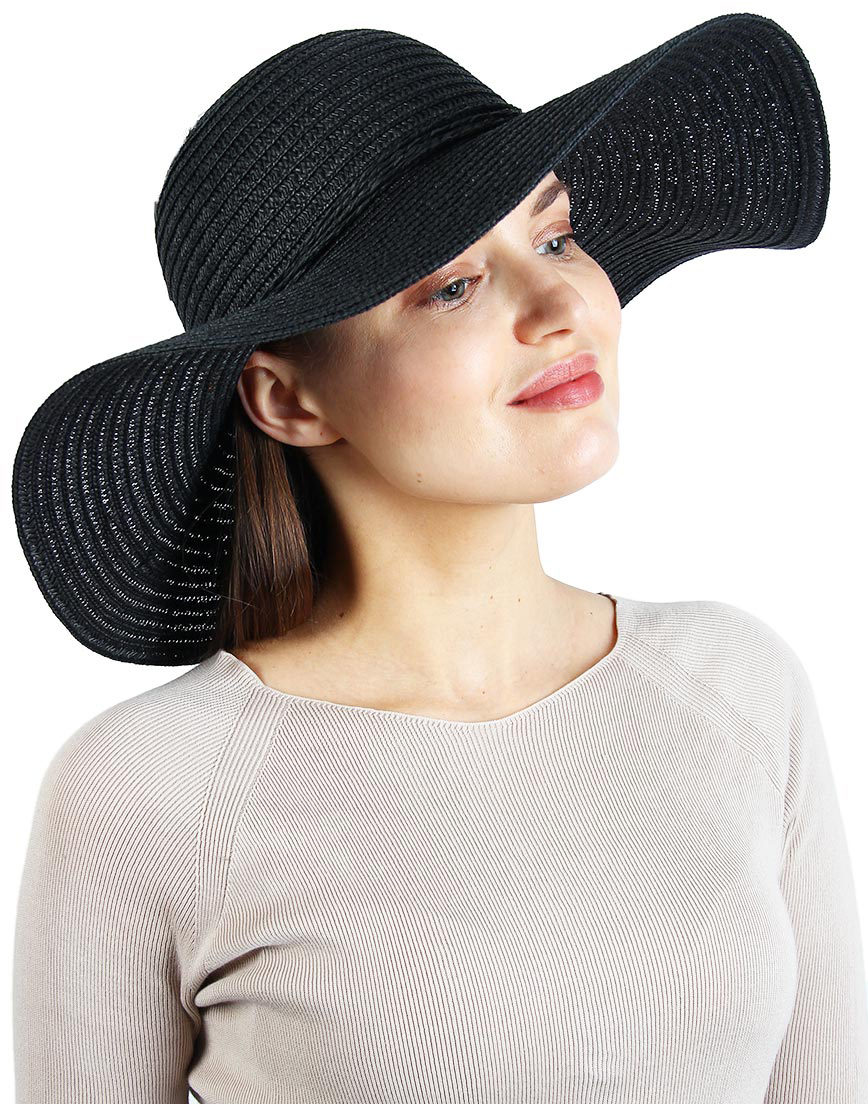 Шляпа женская Venera, цвет: черный. 7000806-02. Размер 57