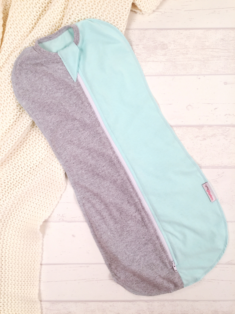 Спальный мешок для новорожденных Супермамкет, цвет: бирюзовый. plml-01013. Размер 62
