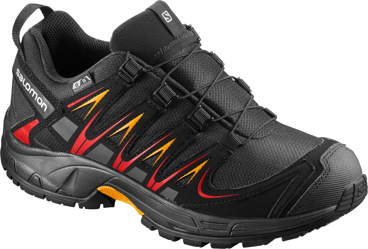 Кроссовки для мальчика Salomon Xa Pro 3D, цвет: черный. L39849900. Размер 34 (32,5)