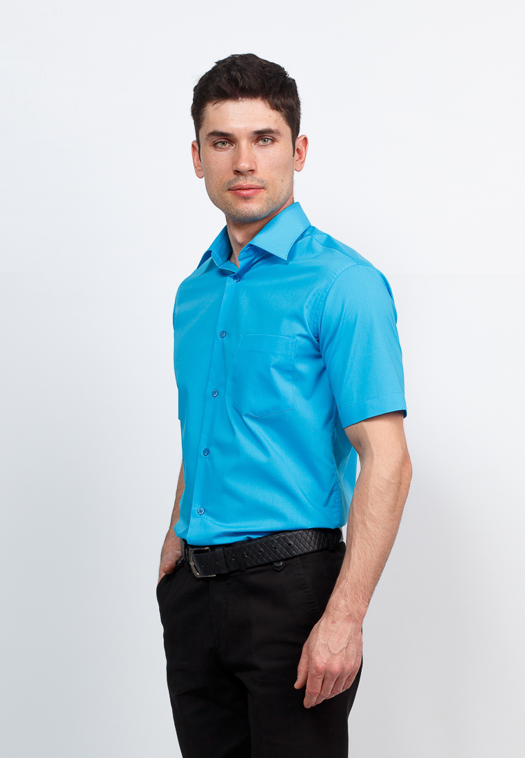 Рубашка мужская Casino, цвет: бирюзовый. c230/0/drb/Z. Размер 39 (46)