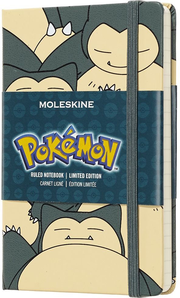 Moleskine Блокнот Pockemon Limited Edition Snorlax 9 x 14 см 96 листов нелинованный цвет разноцветный