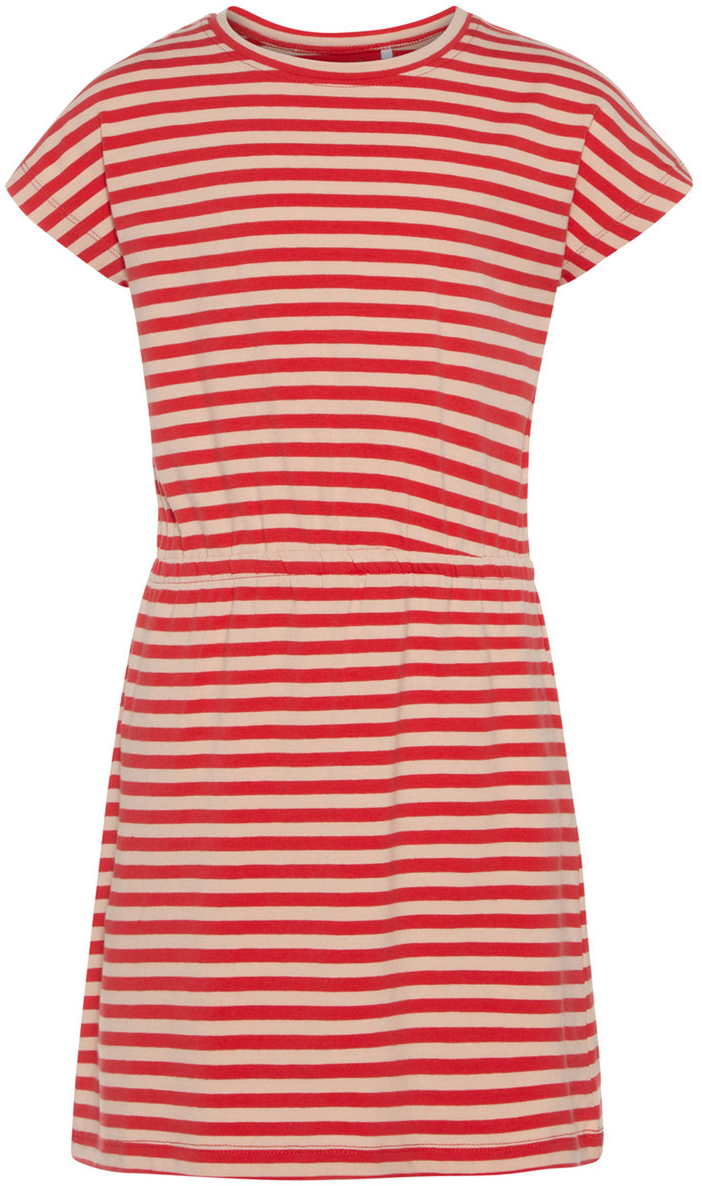 Платье для девочки Name It, цвет: красный. 13151119_Hibiscus. Размер 128
