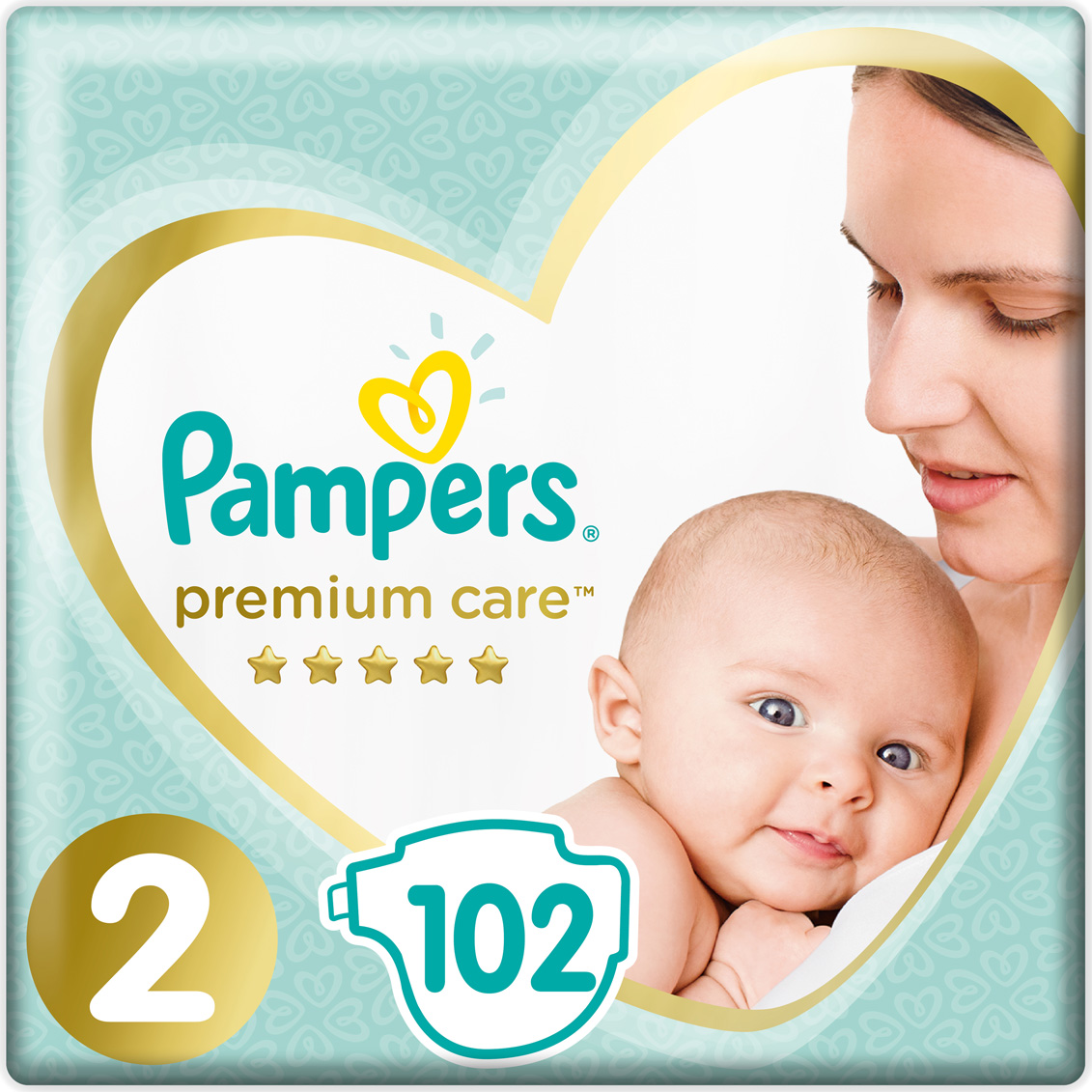 Pampers Подгузники Premium Care Mini 4-8 кг 102 шт