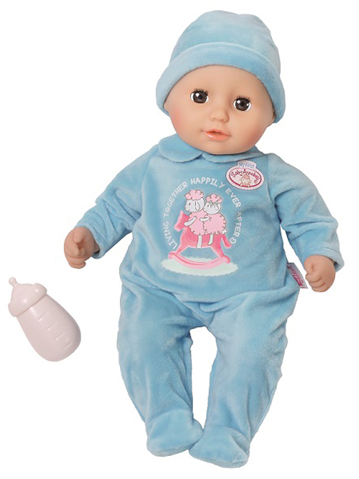 Zapf Creation Кукла-мальчик с бутылочкой Baby Annabell