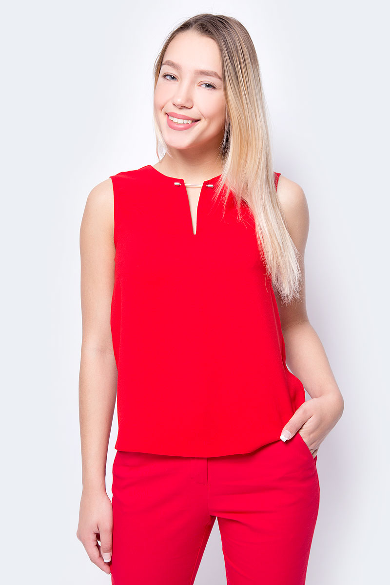 Блузка женская adL, цвет: красный. 11527931002_006. Размер S (42/44)