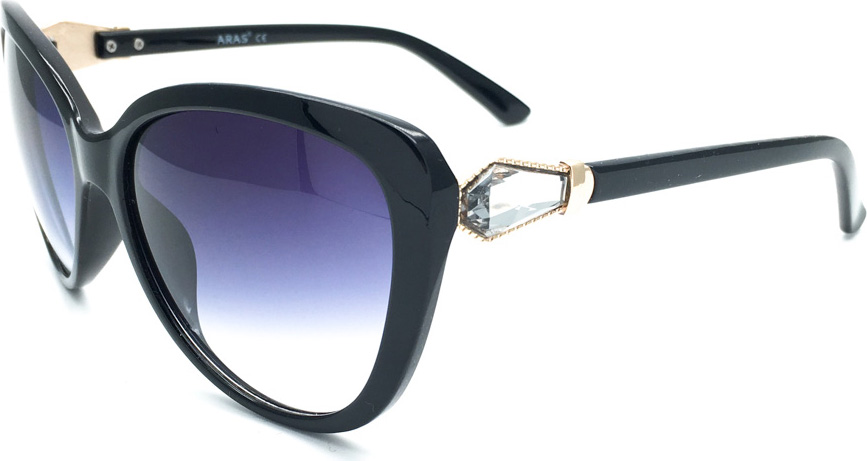 Солнцезащитные очки женские Selena, цвет: черный. 80039811