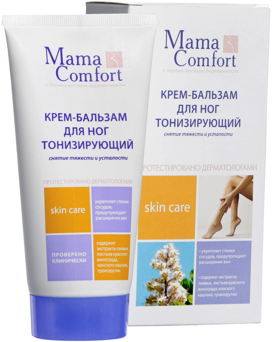 Mama Comfort Крем-бальзам для ног тонизирующий 175 мл
