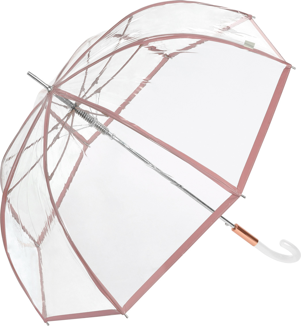 Зонт-трость женский M&P, полуавтомат, цвет: розовый. 4880-2