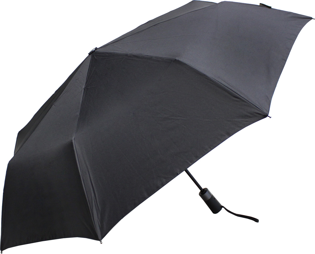 Зонт мужской PERTEGAZ, автомат, 3 сложения, цвет: черный. 8245