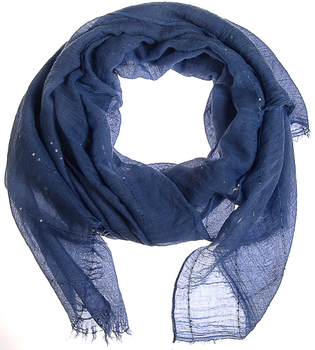 Палантин женский Vittorio Richi, цвет: синий. K05V4602. Размер 180 х 90 см