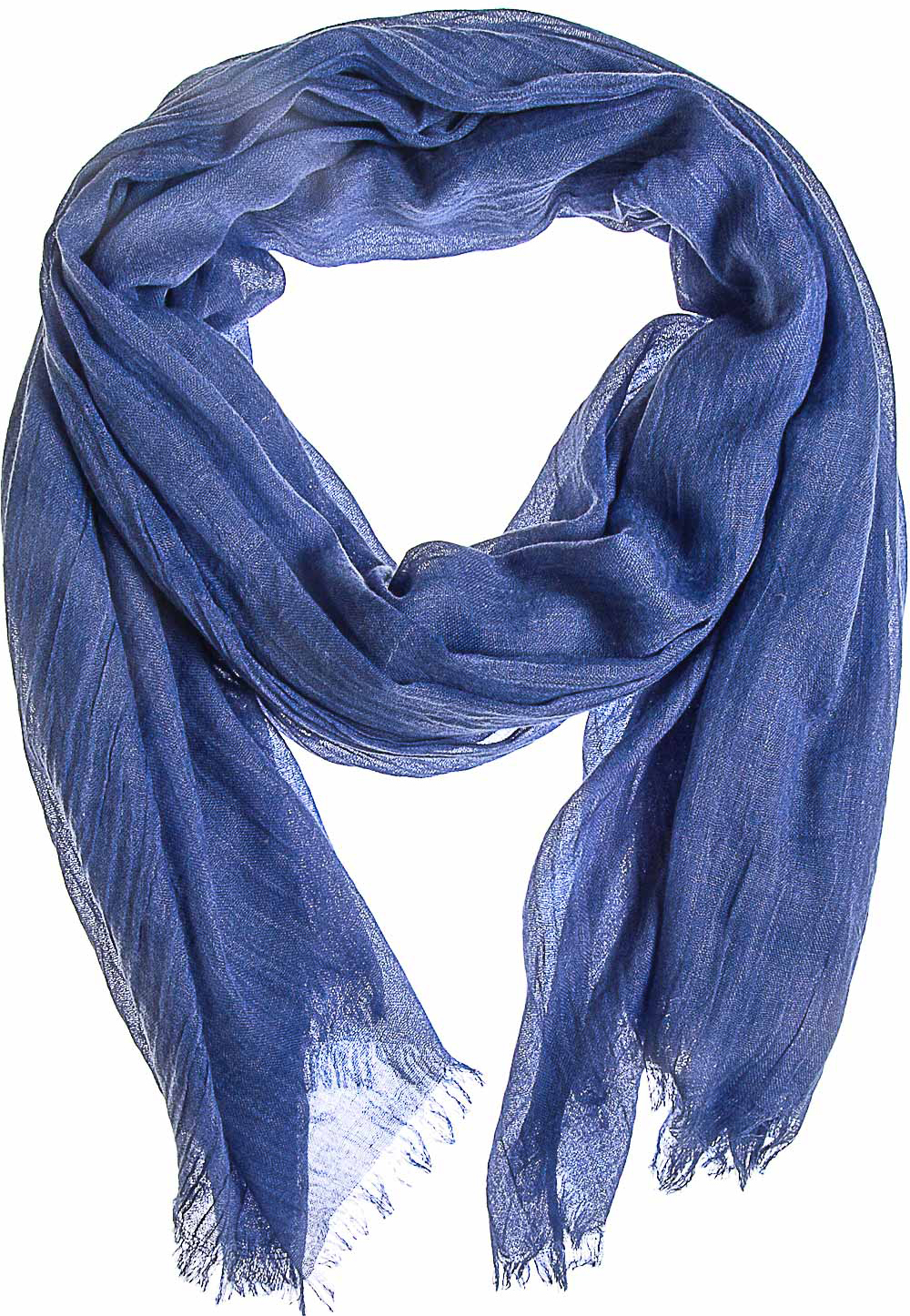 Палантин женский Vittorio Richi, цвет: синий. KXV3601. Размер 190 х 110 см