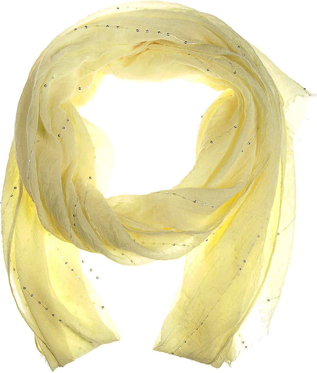 Палантин женский Vittorio Richi, цвет: лимонный. K05V4601. Размер 180 х 90 см