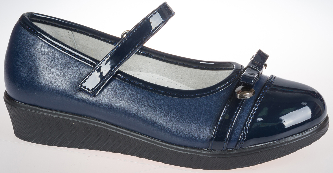 Туфли для девочки Mursu, цвет: синий. 201940. Размер 32