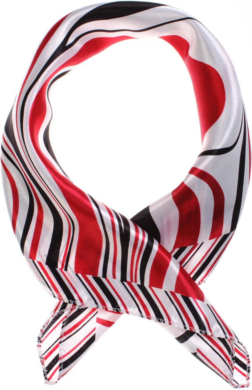 Платок женский Vittorio Richi, цвет: белый, красный. K0550PL333. Размер 50 х 50 см