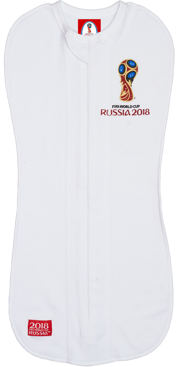 2018 FIFA World Cup Russia Пеленка детская цвет белый размер 20 рост 62-68