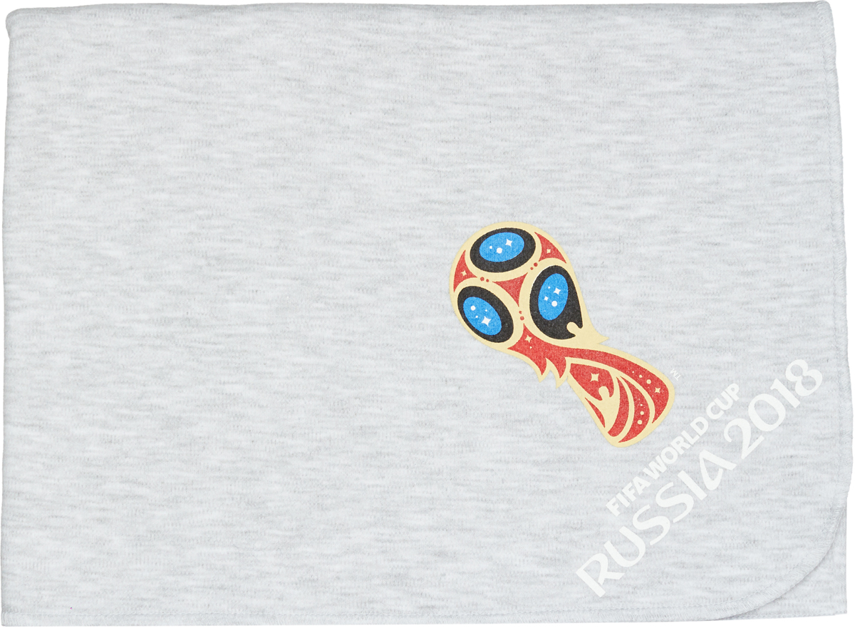 2018 FIFA World Cup Russia Пеленка детская цвет серый 90 х 120 см