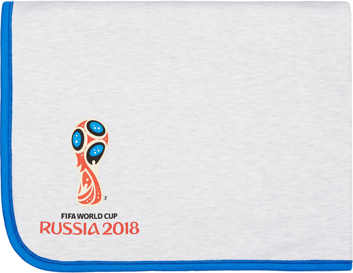 2018 FIFA World Cup Russia Плед детский цвет синий 120 х 80 см