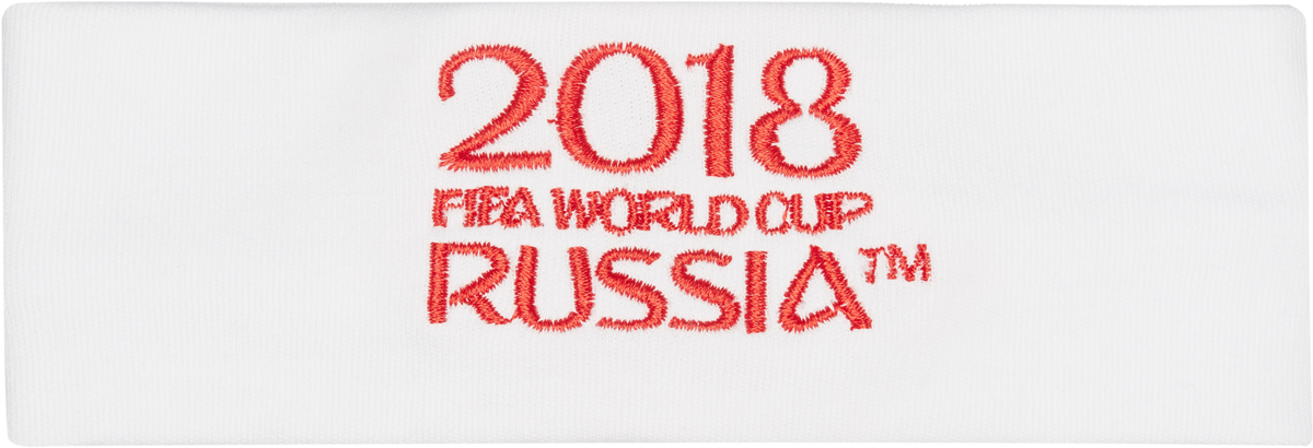 Повязка детская FIFA World Cup Russia, цвет: белый. F1-94к. Размер 38