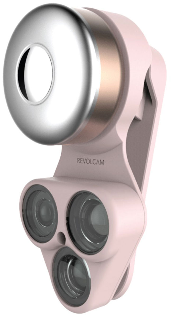ShiftCam RevolCam 3 в 1, Pink комплект объективов для смартфона
