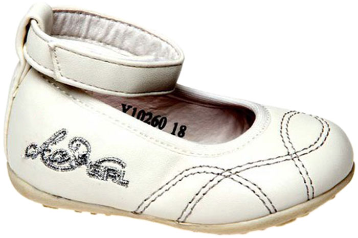 Туфли для девочки Сказка, цвет: белый. Y10260. Размер 22