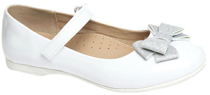 Туфли для девочки Сказка, цвет: белый. R323034126. Размер 33