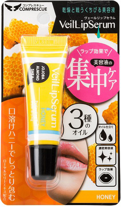 Sunsmile Veil Lip Бальзам для губ увлажняющий с натуральными маслами и ароматом меда, 10 мл