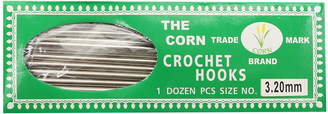 Крючок вязальный Corn 
