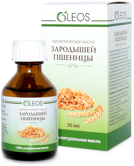 Косметическое масло Зародышей пшеницы Oleos, 30 мл