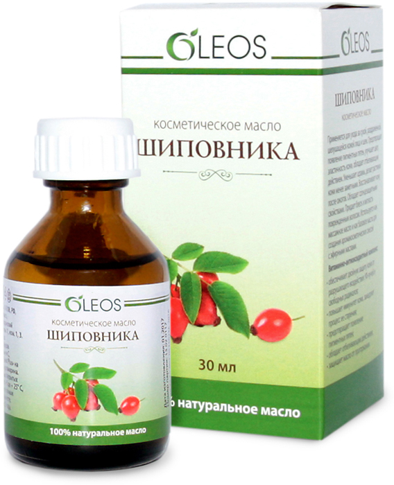Косметическое масло Шиповника Oleos, 30 мл