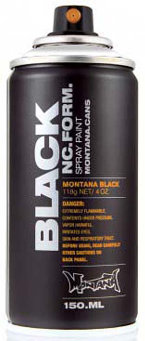 Montana Краска аэрозольная Black цвет серебро 150 мл