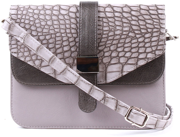 Сумка кросс-боди женская Медведково, цвет: темно-бежевый. 18с2970-к14